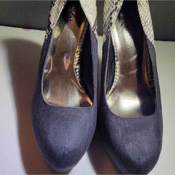 KARDASHIAN KOLLECTION HIGH HEEL SUEDE LEATHER PUMP SHOES - Picture 5 of 16